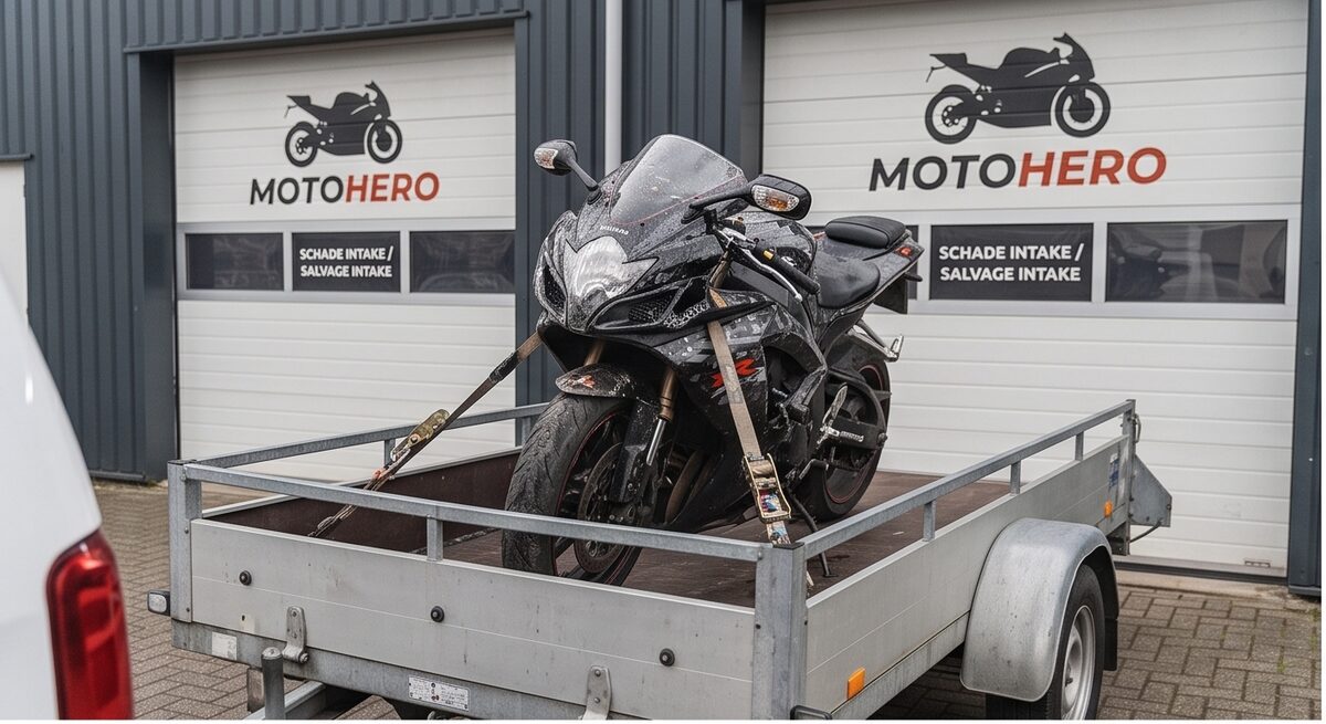 Dostawa motocykla powypadkowego do MotoHero